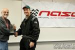 NASA FL TT Director, Mark McKay presents award to '09 season TTU class champion, Harry Butler, Corvette Z06
